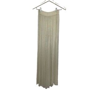 Fabrice couture Women's Small Off white Sequined Beaded Pants Vintage Stunning